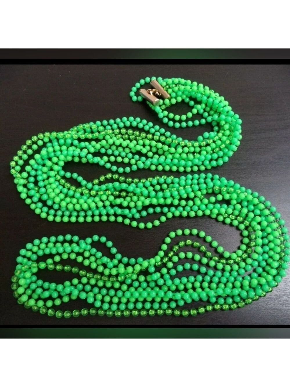 Elegant Green Beaded Necklace